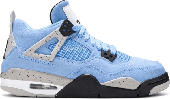 Унисекс кроссовки Nike Air Jordan 4 Retro GS 'University Blue'