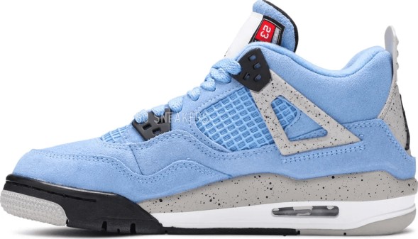 Унисекс кроссовки Nike Air Jordan 4 Retro GS 'University Blue'