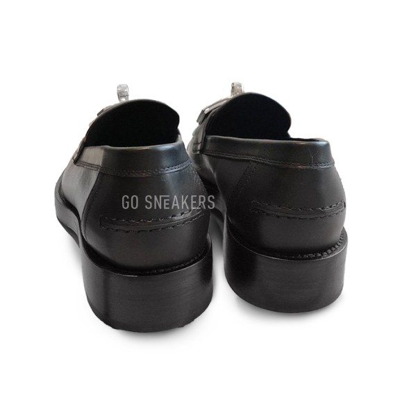 Женские лоферы Hermes Leather Loafers Black