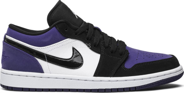 Мужские кроссовки Nike Air Jordan 1 Low 'Court Purple'