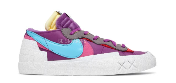Унисекс кроссовки Nike KAWS x sacai x Blazer Low 'Purple Dusk'