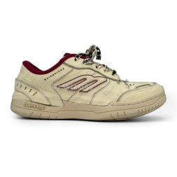 Balenciaga Hamptons Worn Out Low Beige &amp; Red
