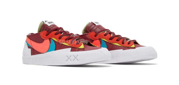 Унисекс кроссовки Nike KAWS x sacai x Blazer Low 'Team Red'