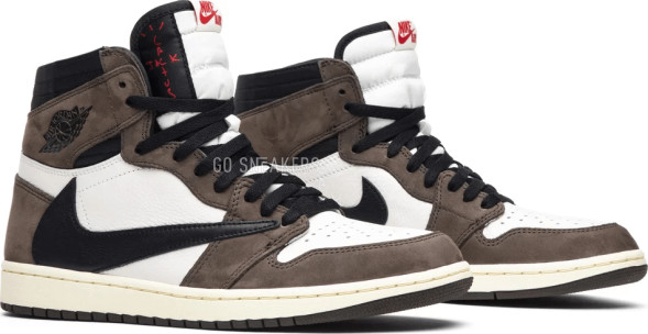 Унисекс кроссовки Nike Travis Scott x Air Jordan 1 Retro High OG 'Mocha'