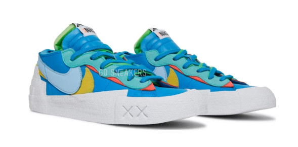 Унисекс кроссовки Nike KAWS x sacai x Blazer Low 'Neptune Blue'