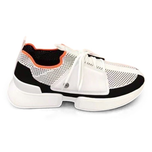 Мужские кроссовки Hermes Casual Shoes For Men White/Black
