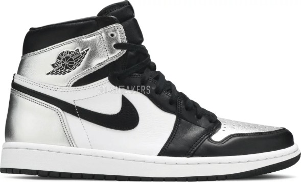 Женские кроссовки Nike Wmns Air Jordan 1 Retro High OG 'Silver Toe'