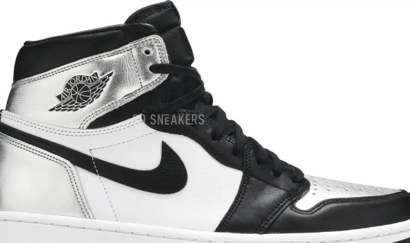 Женские кроссовки Nike Wmns Air Jordan 1 Retro High OG 'Silver Toe'