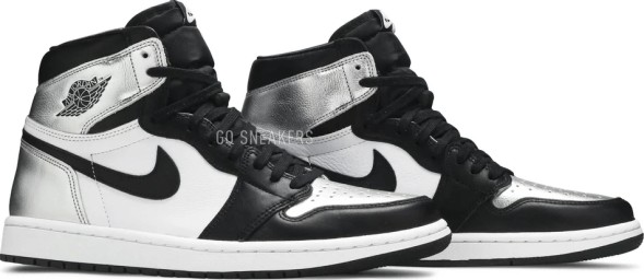 Женские кроссовки Nike Wmns Air Jordan 1 Retro High OG 'Silver Toe'