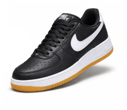 Nike Air Force 1 Low Black White Swoosh