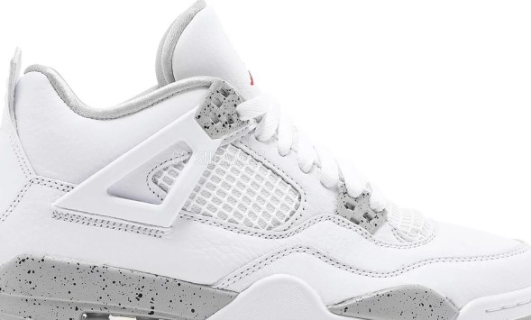Унисекс кроссовки Nike Air Jordan 4 Retro GS 'White Oreo'