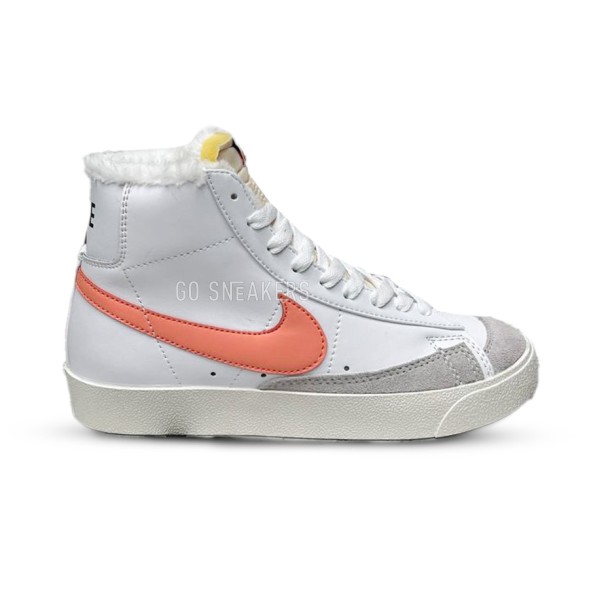 Женские зимние кроссовки Nike Blazer Mid '77 GS 'White Safety Orange'