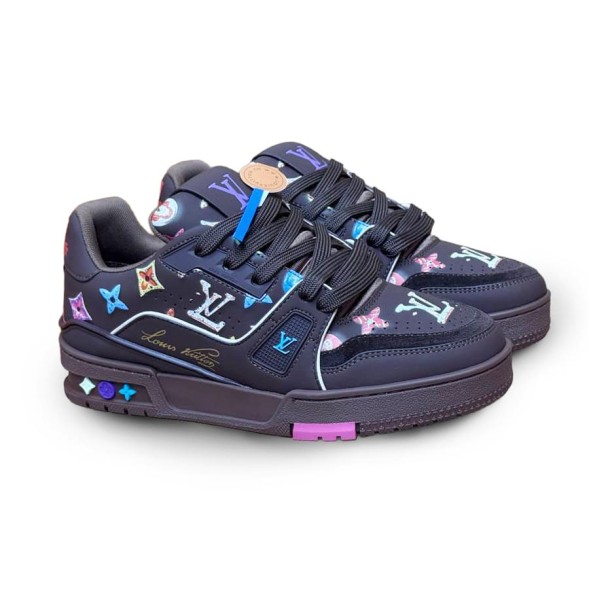 Женские кроссовки Louis Vuitton 2021s LV Trainer Limited Black/Multi