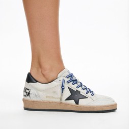 Golden Goose Ball Star Donna LTD Tennis-Inspired in Nappa Bianca