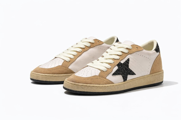 Женские кеды Golden Goose Ball Star Leather Beige