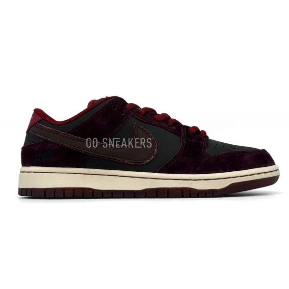 Мужские кроссовки RIOT Skateshop x Nike Dunk Low SB 'Mahogany Dark Beetroot'