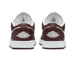 Nike Air Jordan 1 Low Leather Brown/White
