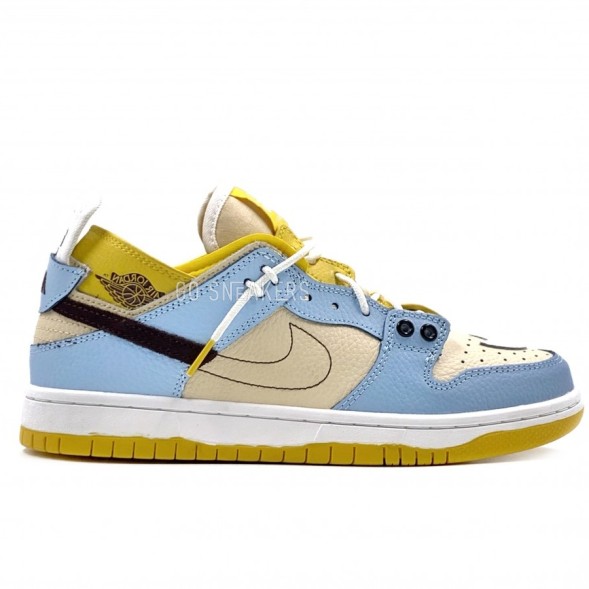 Мужские кроссовки Nike Dunk Low Blue&amp;Yellow