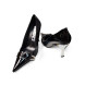 Женские туфли Versace Stiletto Black