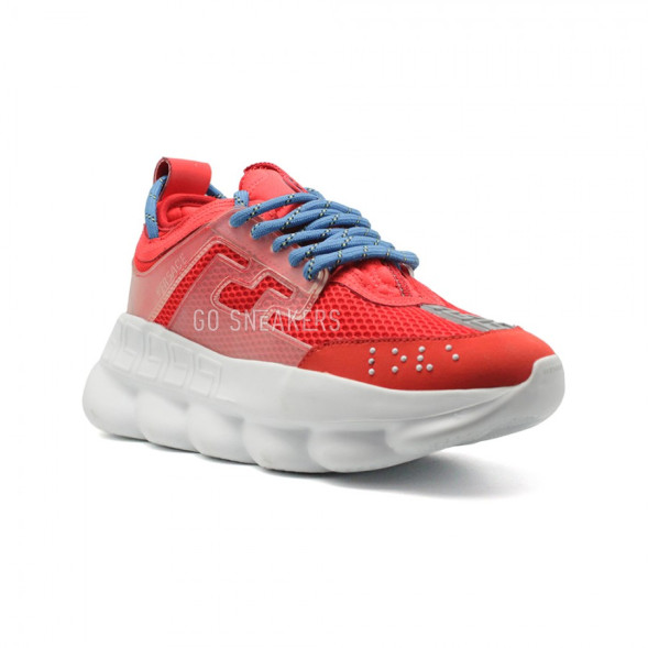 Женские кроссовки Versace Chain Reaction Red