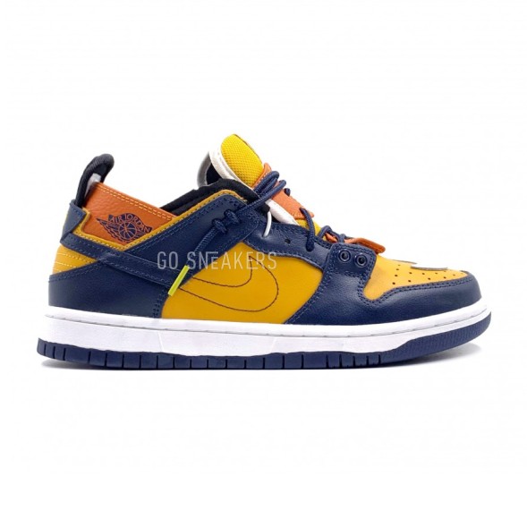 Мужские кроссовки Nike Dunk Low Navy&amp;Yellow