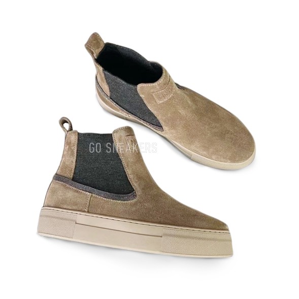 Унисекс ботинки Brunello Cucinelli Brown