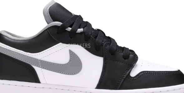 Женские кроссовки Nike Air Jordan 1 Low GS 'Black Medium Grey'