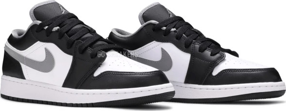 Женские кроссовки Nike Air Jordan 1 Low GS 'Black Medium Grey'