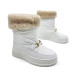 Женские зимние сапожки Gucci Snow Chunky White