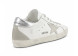 Женские кеды Golden Goose Super-Star With Silver Heel Tab and Metal Stud Lettering