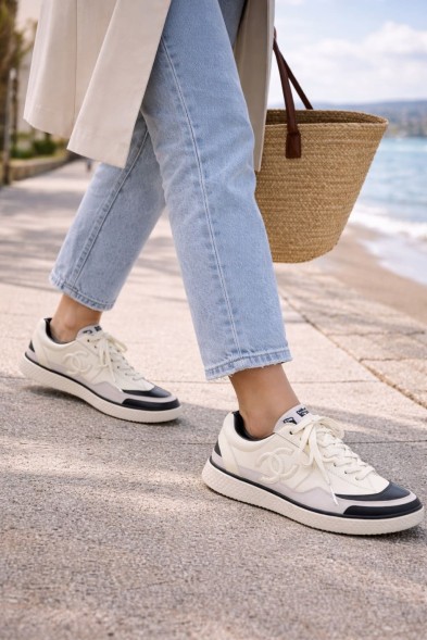 Женские кроссовки Chanel Casual Sneakers White