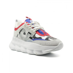 Versace Chain Reaction White Multicolor Print