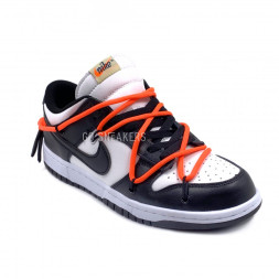 Off-White x Nike Dunk Low Black&amp;White