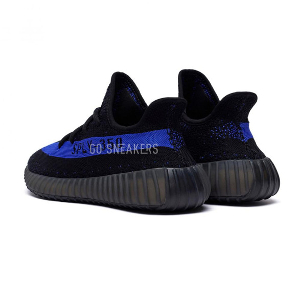 Унисекс кроссовки Adidas Yeezy Boost 350 V2 Core Black Dazzling Blue