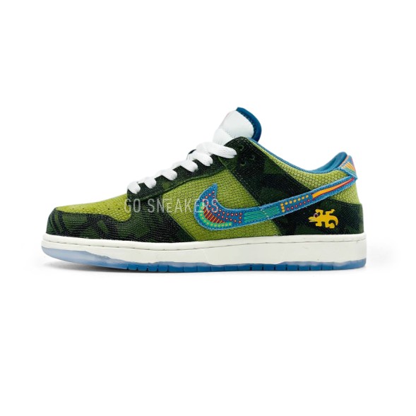 Унисекс кроссовки Nike SB Dunk Low "Animal Pack" Green Reptile