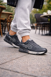 Premiata 483 Leather/Suede Grey Dark