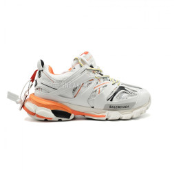 Balensiaga Track Trainer White Orange
