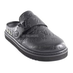 Louis Vuitton Slipper Leather Black 