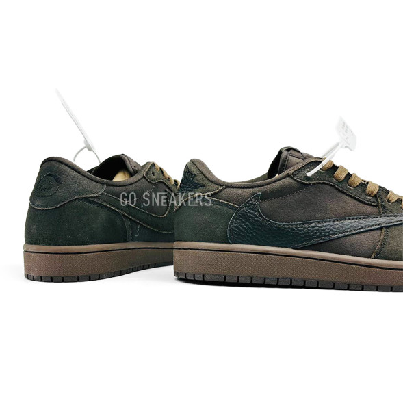 Унисекс кроссовки Travis Scott x Air Jordan 1 Low OG «Velvet Brown»