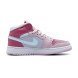 Женские кроссовки Nike Air Jordan WMNS 1 Mid 'Digital Pink'