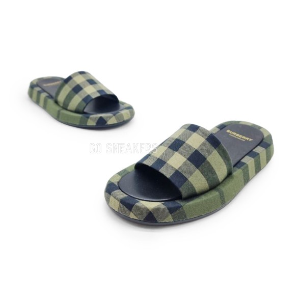 Женские шлепки Burberry Flip-flops Green