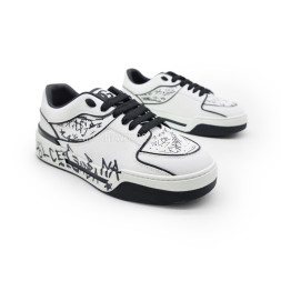 Dolce &amp; Gabbana White Black Graphiti