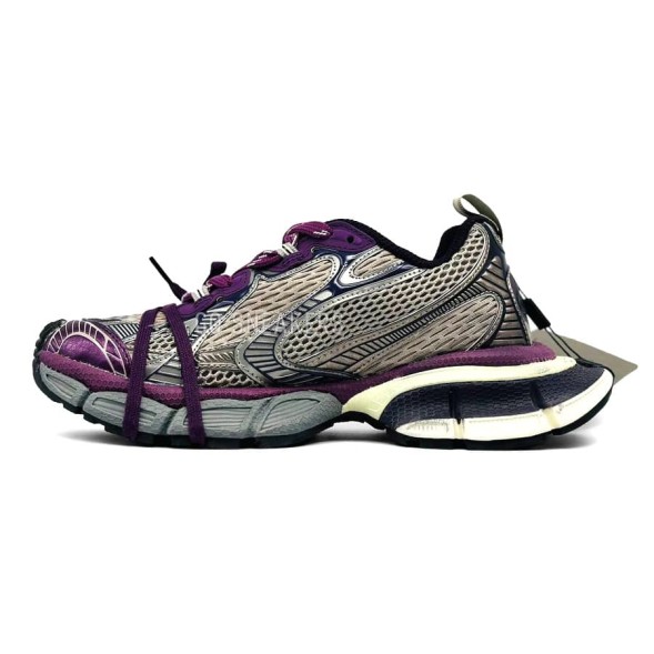 Женские кроссовки Balenciaga 3XL Chunky Silver Purple