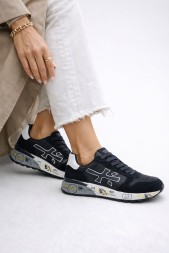Premiata 483 Textile/Suede Air Black