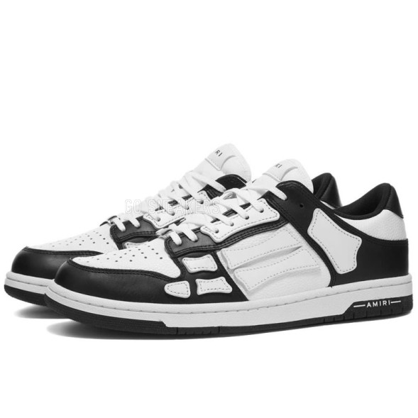 Унисекс кроссовки Amiri Skel Top Low White Black