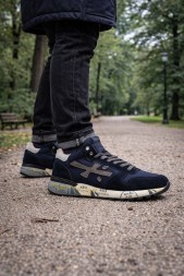 Premiata 483 Suede Navy/Black