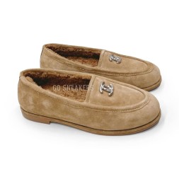 Chanel Winter Slipon Beige