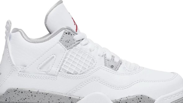 Унисекс кроссовки Nike Air Jordan 4 Retro PS 'White Oreo'