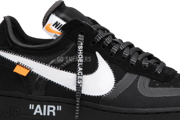 Унисекс кроссовки Nike Off-White x Air Force 1 Low 'Black'