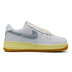 Nike Air Force Light Blue/Yellow 
